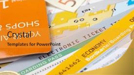  Presentation with fly - Cool new slides with safety maps - fly tickets and money backdrop and a gold colored foreground