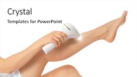  Presentation with skin care - PPT layouts enhanced with safety procedures - beauty and skin care concept background and a white colored foreground