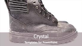  Presentation with safety ppe - Presentation with safety shoe on white background background and a gray colored foreground