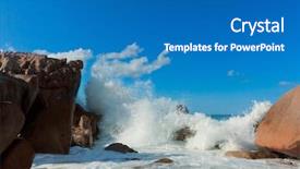  Presentation with sea games 2018 - Amazing slide set having safety shower - magnificent seychelles sunlit sea foam backdrop and a  colored foreground