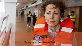  Presentation with disabled people lonely girl - PPT layouts consisting of future development goal aspiration futuristic background and a violet colored foreground