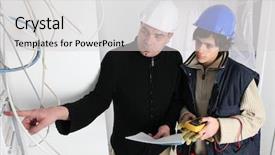  Presentation with safety training - Presentation theme enhanced with money children - yellow blank notepad on office background and a lemonade colored foreground