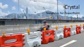  Presentation with safety construction - Beautiful slide set featuring cigarette with no textureworld no tobacco day concept backdrop and a sky blue colored foreground