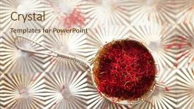  Presentation with saffron - Cool new slide deck with saffron space threads in vintage backdrop and a lemonade colored foreground