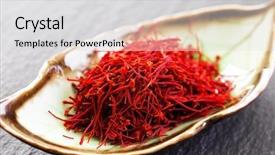  Presentation with saffron - Cool new presentation design with saffron backdrop and a light gray colored foreground