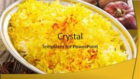  Presentation with saffron - Cool new presentation with saffron rice backdrop and a gold colored foreground