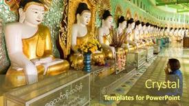  Presentation with golden woman - 