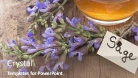  Presentation with sage - Amazing presentation theme having sage-tea backdrop and a violet colored foreground
