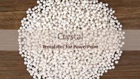  Presentation with sago - Slides featuring sago-seeds-isolated-on-wood background and a soft green colored foreground