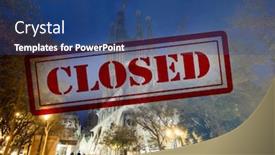  Presentation with closed - PPT theme having sagrada-familia-closed background and a ocean colored foreground