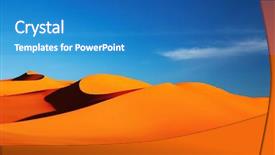 Presentation with sahara - PPT layouts enhanced with sahara desert at sunset background and a  colored foreground