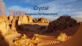  Presentation with sahara - Slides having sahara desert tassili n'ajjer algeria background and a teal colored foreground