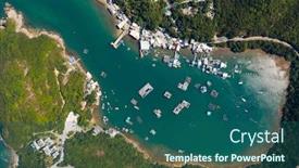  Presentation with december - Presentation featuring sai-kung-hong-kong-03 background and a ocean colored foreground