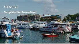  Presentation with typhoon - Presentation theme featuring sai-kung-hong-kong-15 background and a light blue colored foreground