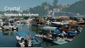  Presentation with typhoon - Slide set featuring sai-kung-hong-kong-15 background and a seafoam green colored foreground