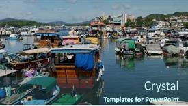  Presentation with typhoon - Presentation theme with sai-kung-hong-kong-27 background and a ocean colored foreground