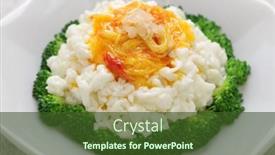  Presentation with crab - Beautiful slide deck featuring sai-pang-xie-chinese-imitated backdrop and a tawny brown colored foreground