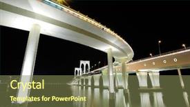  Presentation with van terminal - Theme featuring sai van bridge in macao background and a violet colored foreground