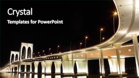  Presentation with macau - Presentation enhanced with sai van bridge in macau background and a black colored foreground