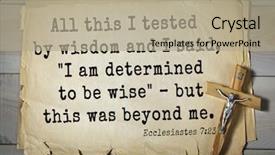  Presentation with top 150 - Cool new theme with saif - top- 150 bible verses backdrop and a mint green colored foreground