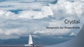  Presentation with sail - Cool new slides with sail boat moves backdrop and a  colored foreground