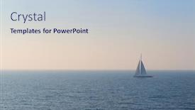  Presentation with sailing - PPT layouts having sail-boat-sailing-at-open background and a lemonade colored foreground