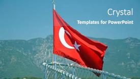  Presentation with sail - PPT layouts having sail-boat-ship background and a teal colored foreground