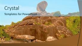  Presentation with sail - Beautiful PPT layouts featuring bolder - sail rock during the late backdrop and a  colored foreground