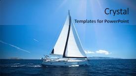  Presentation with luxury yacht - Cool new presentation with beard in winter forest backdrop and a dark gray colored foreground