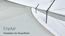  Presentation with sailing - Slides featuring sailing-boat-sail-and-mast background and a light gray colored foreground