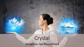  Presentation with satalitte image - Amazing PPT layouts having sailing plane - image of businesswoman holding items backdrop and a  colored foreground