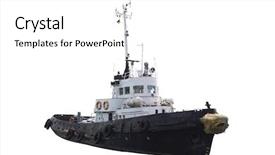  Presentation with sailing ship - Colorful PPT theme enhanced with sailing ship - boat under the white background backdrop and a white colored foreground