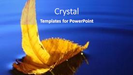  Presentation with sailing ship - Presentation design with sailing ship make from yellow background and a cobalt blue colored foreground