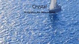  Presentation with sailing - Amazing slides having sailing vessel on a sea background backdrop and a light blue colored foreground