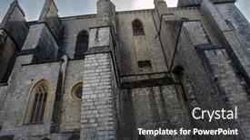  Presentation with saint - PPT theme enhanced with saint-bertrand-de-comminges background and a dark gray colored foreground