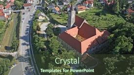  Presentation with croatia - Presentation theme having saint-catherine-of-alexandria-church background and a tawny brown colored foreground