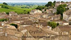  Presentation with unesco - Amazing slide deck having saint-emilion-french-village-unesco backdrop and a coral colored foreground