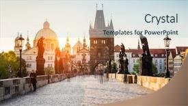  Presentation with history church - Amazing slides having saint francis of assisi church backdrop and a sky blue colored foreground