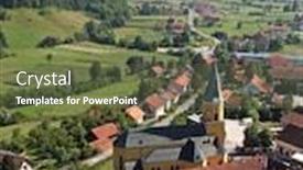  Presentation with croatia - PPT layouts having saint-george-parish-church background and a tawny brown colored foreground