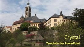 Presentation with kutna hora - Cool new PPT layouts with saint-james-church-and-italian backdrop and a tawny brown colored foreground