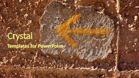  Presentation with rain forest walk way - Slides enhanced with saint james pilgrims in adobe background and a tawny brown colored foreground