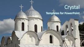  Presentation with nativity - Cool new slide deck with saint john the baptist backdrop and a ocean colored foreground