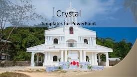  Presentation with saint joseph - Slide deck with saint joseph marello roman catholic background and a light blue colored foreground