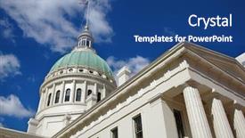  Presentation with slavery - Cool new presentation design with saint louis missouri court house backdrop and a ocean colored foreground