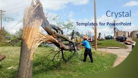  Presentation with destruction - Amazing presentation theme having saint-louis-mo-april-22 backdrop and a light blue colored foreground