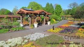  Presentation with botanical - Cool new presentation theme with saint-louis-mo-usa-april backdrop and a  colored foreground