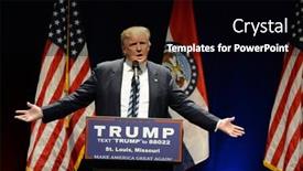  Presentation with trump - Beautiful slides featuring saint-louis-mo-usa-march backdrop and a black colored foreground