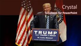  Presentation with trump - Theme with saint-louis-mo-usa-march background and a tawny brown colored foreground
