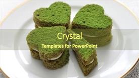  Presentation with saint patrick day - PPT theme with saint patrick s day background and a tawny brown colored foreground