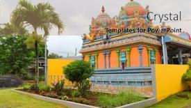  Presentation with paul - Audience pleasing PPT layouts consisting of saint-paul-reunion-island-france backdrop and a coral colored foreground